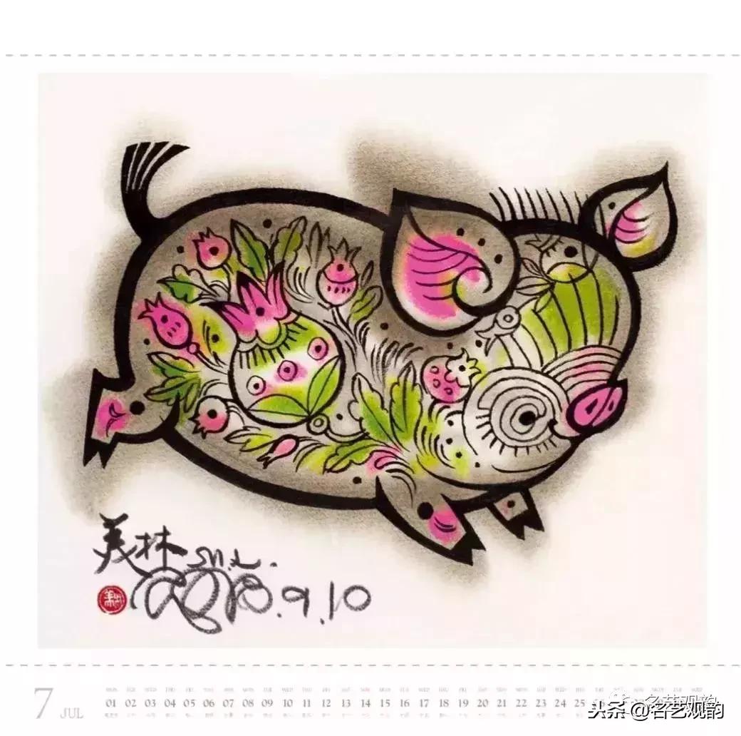 赏十大名家画笔下的猪,”猪“福填满2019!