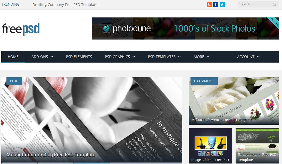 国外有名的设计师素材网站,有什么好看的psd素材网站