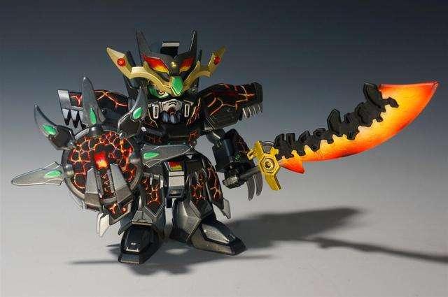 王者荣耀手办万代孙悟空零号赤焰,高达三国手办拼装