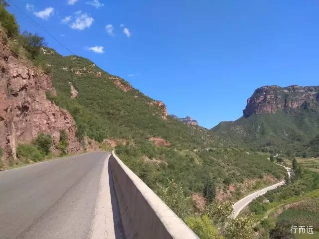 井陉骑行辛庄,井陉测鱼镇盘山路