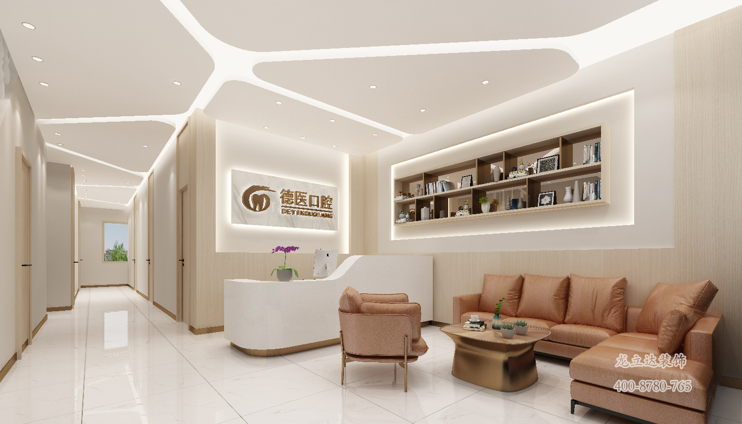 口腔医院设计装潢,口腔医疗诊所装修设计方案