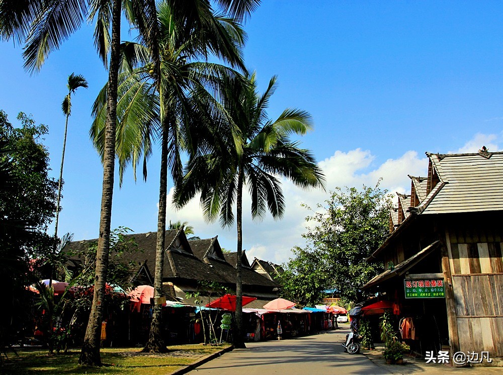 西双版纳澜沧江边美景如画,西双版纳空中夜景