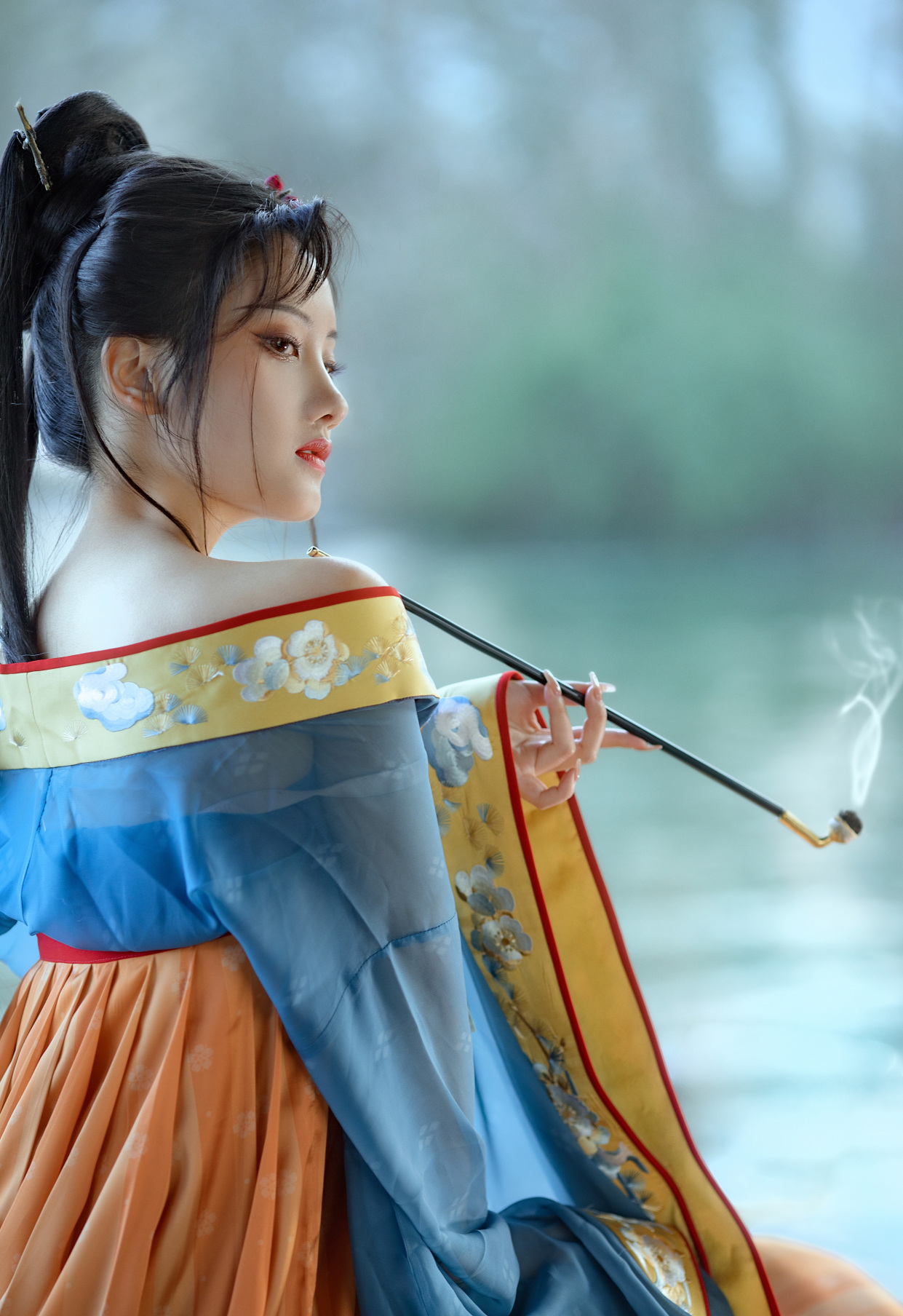 真正的汉服风女孩,汉服穿在身上满满的温婉古典风