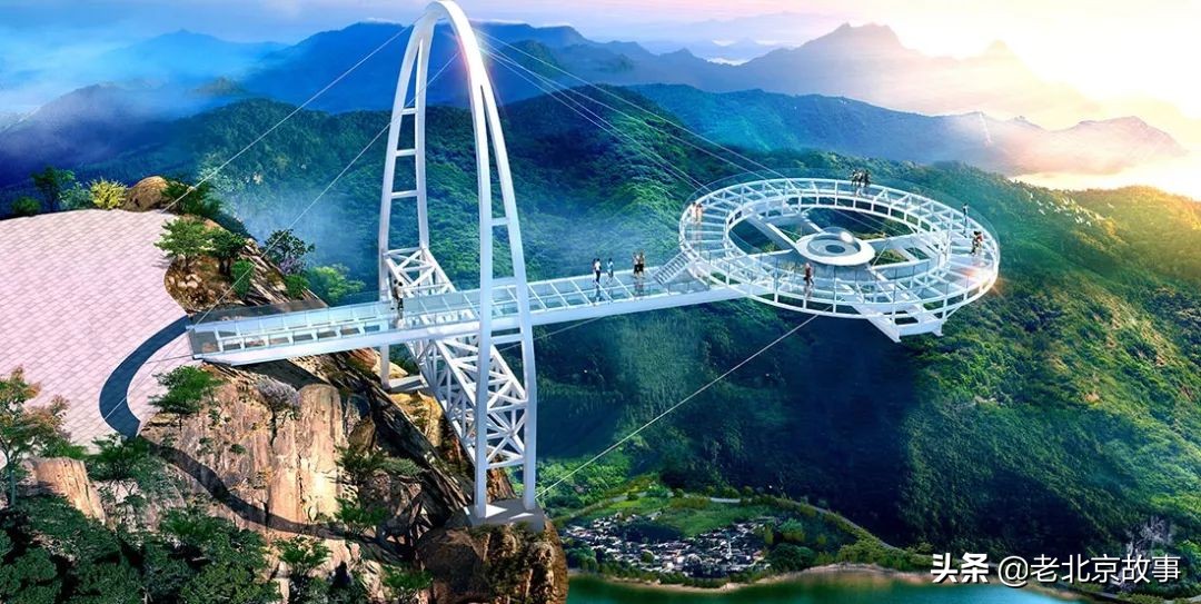 北京有几座大峡谷和玻璃栈道,北京周边竟藏着一个绝美古镇
