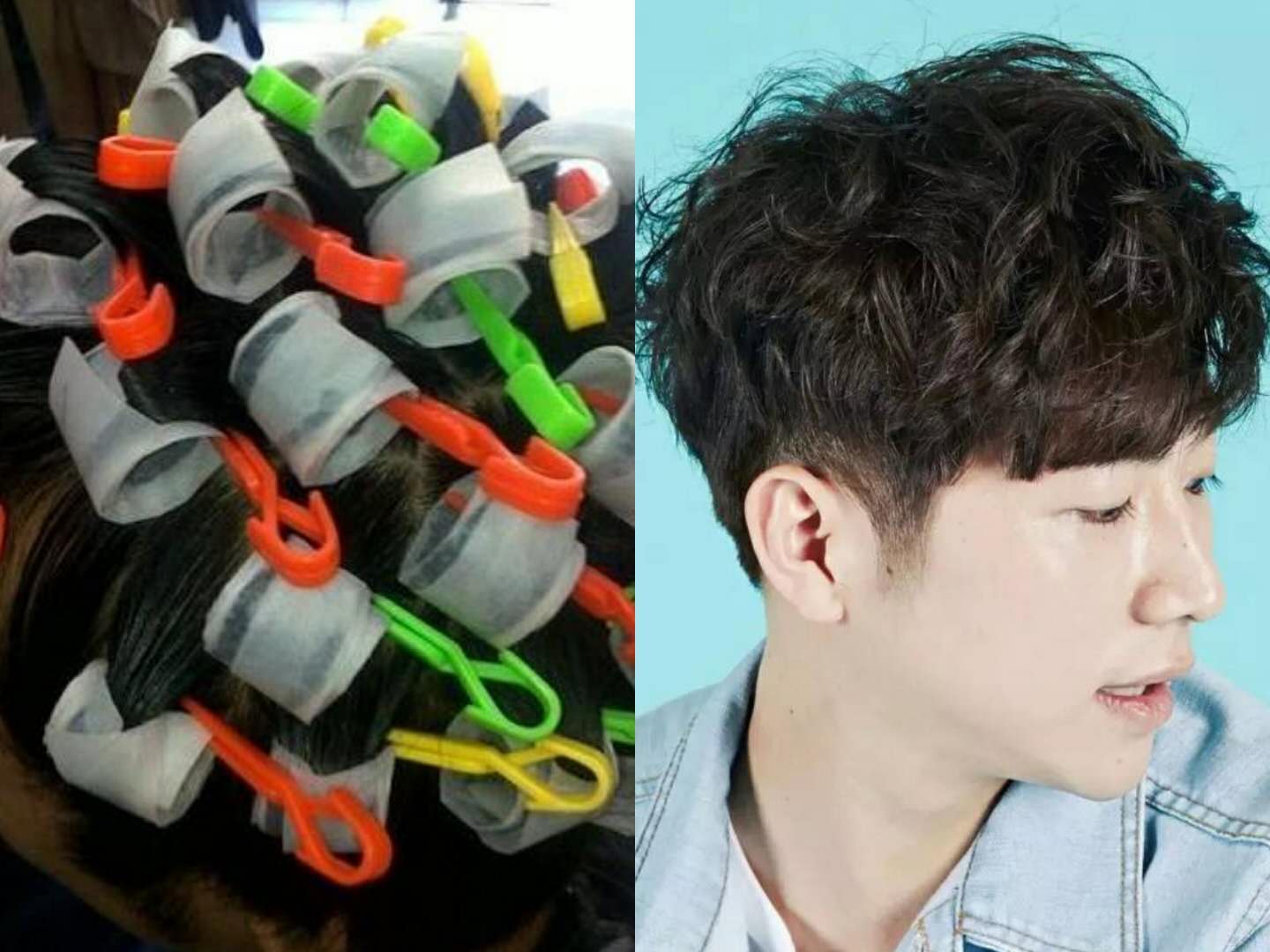 定位烫和纹理烫的区别哪个更好看,发根烫定位烫发