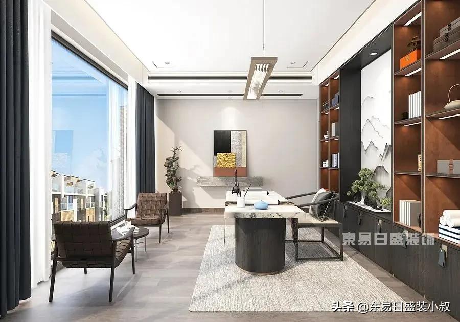 家里一定要有一个书房,家里有个好看的办公室