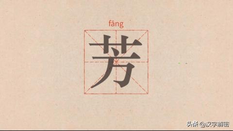 女孩为什么经常用芳字,为什么喜欢用芳形容女人