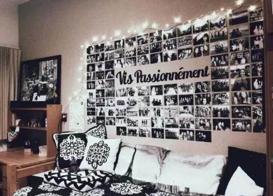 一面照片墙,一面好看的墙怎么拍