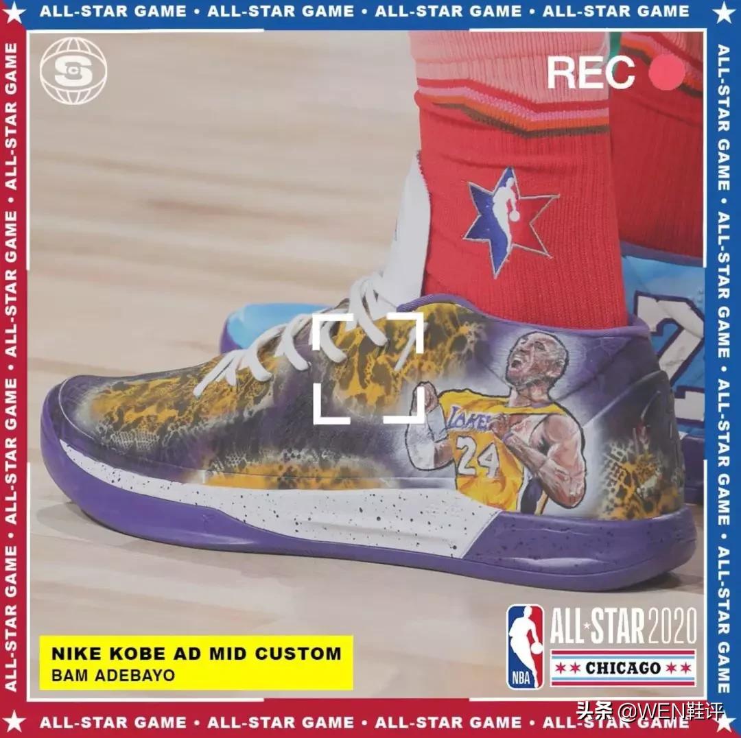 nba全明星球员上脚球鞋,nba2019全明星球鞋上脚