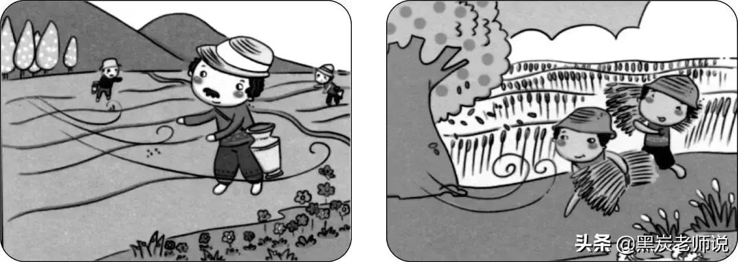 二年级期末常考看图写话与答案,二下语文分层卷第一单元看图写话