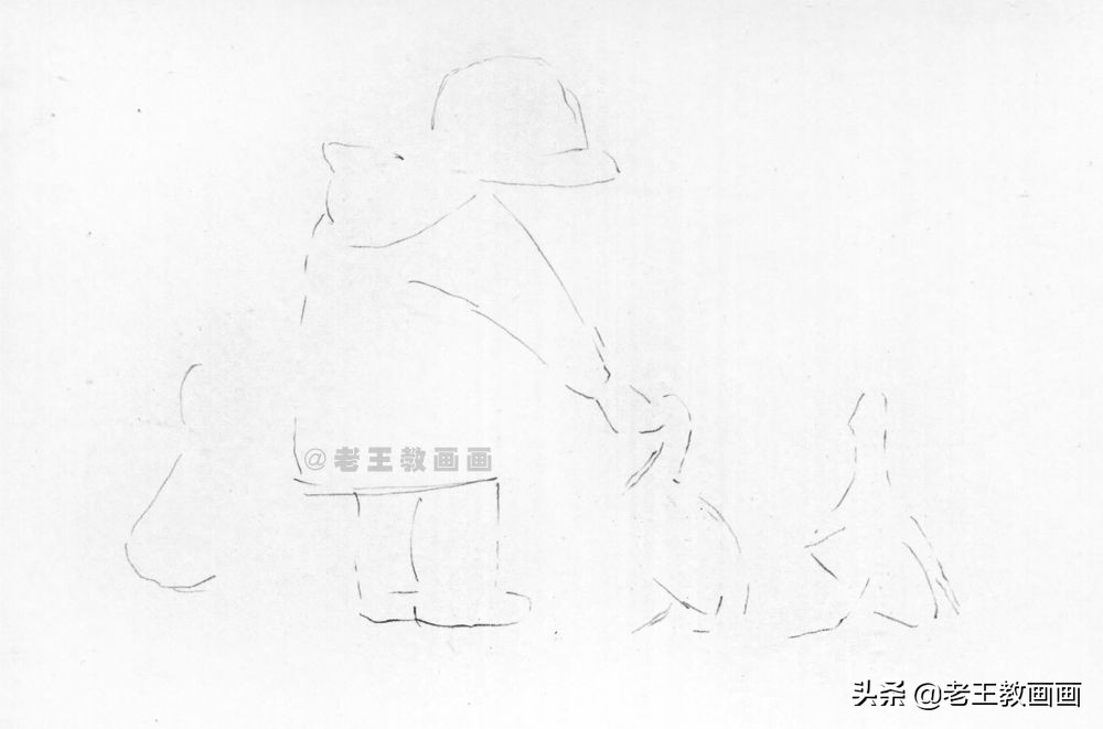 素描初学者静物作品,素描入门零基础教程画人物