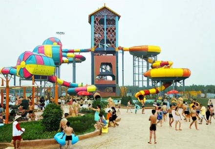 中新生态城欢乐水魔方,生态城水魔方有什么玩的