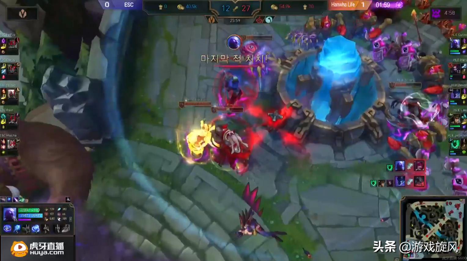 LOL：Kespa杯韩华新阵容首秀，Lehends拿出猫咪女枪组合惊艳