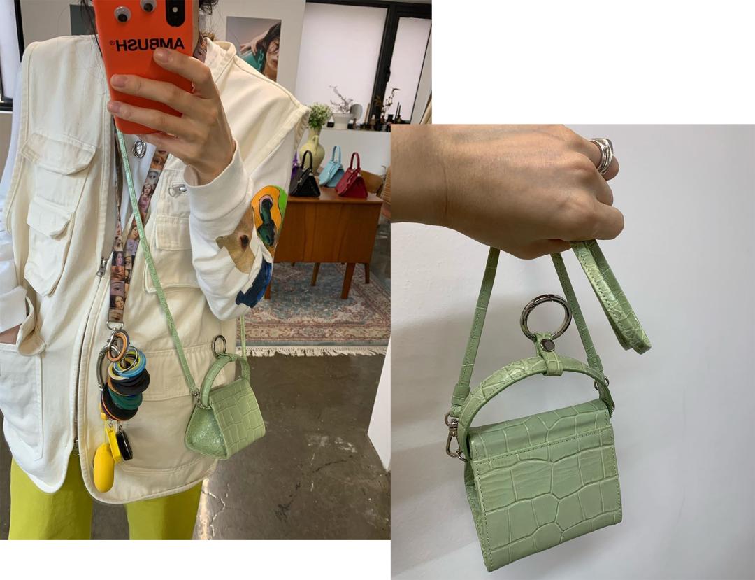 入秋换包?“抹茶”包包了解一下