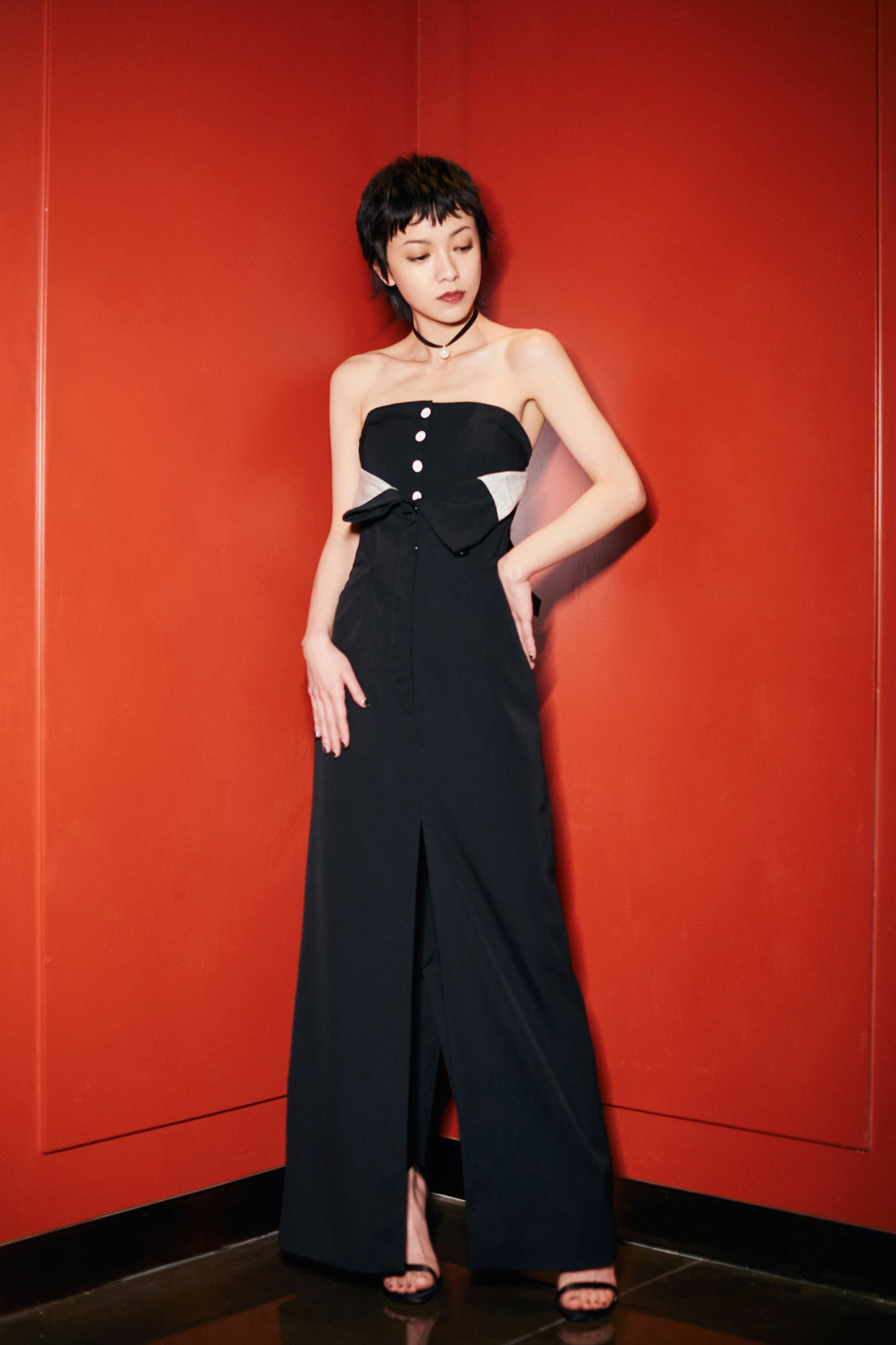 郭采洁复古短发怎么烫小红书,郭采洁复古港风短发小卷