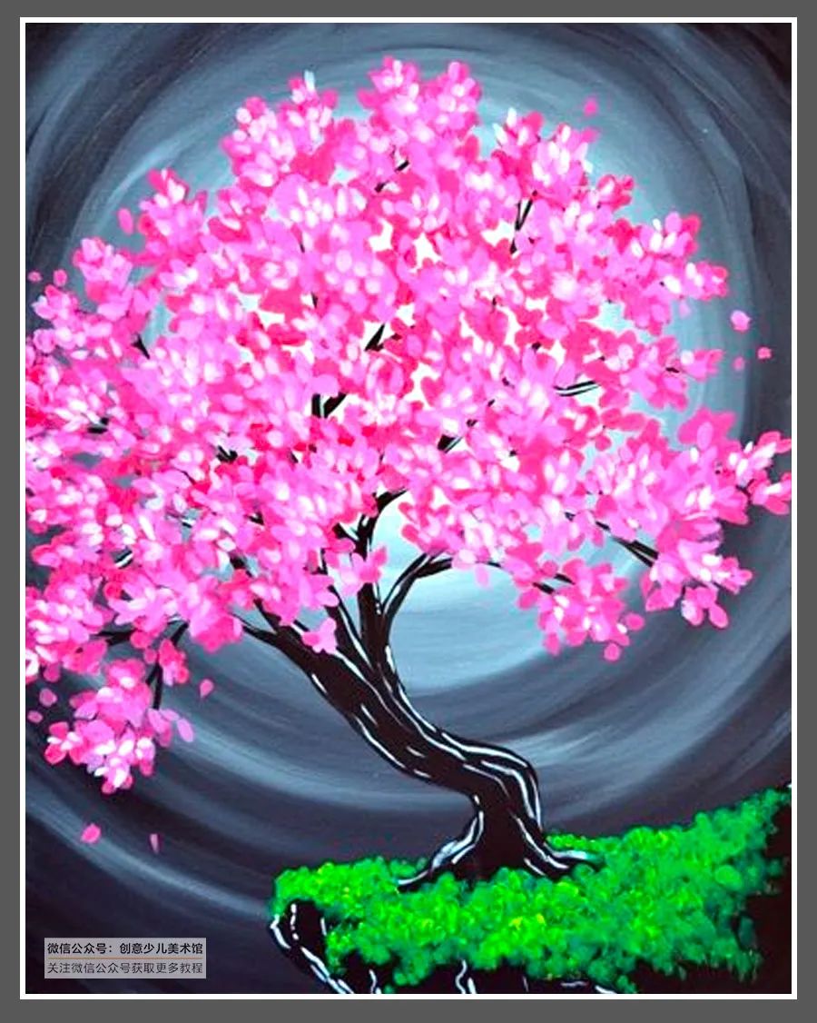 以夏天为主题的简单水粉绘画,童年主题水粉画简单又漂亮