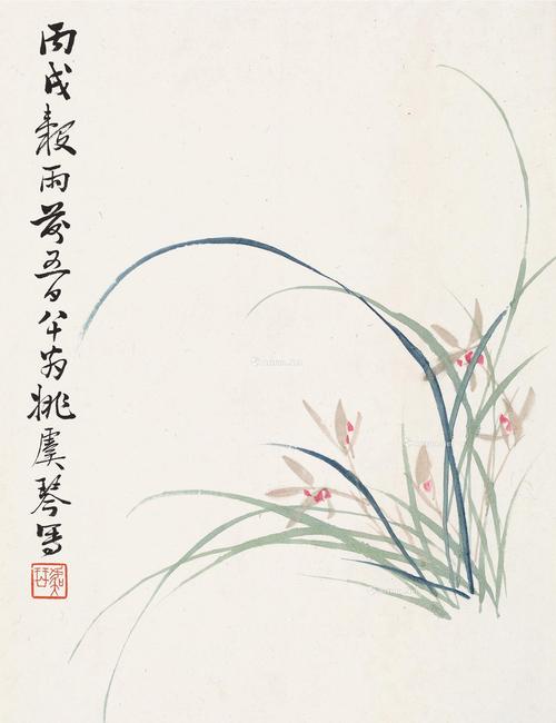 淡彩兰花100幅,顶级淡彩兰花图片