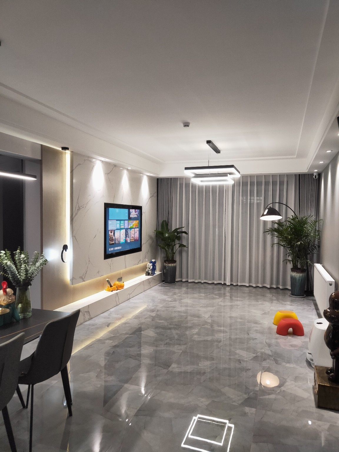 成都御龙山82平方米装修效果图,成都信和御龙山改造