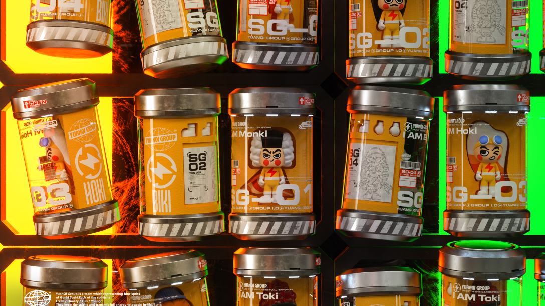 寿司品牌设计,不同口味的寿司logo及设计理念