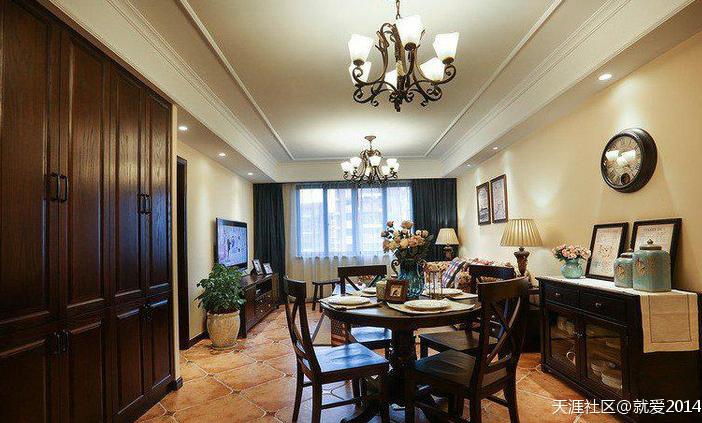 128平美式乡村风格,122平美式乡村风格