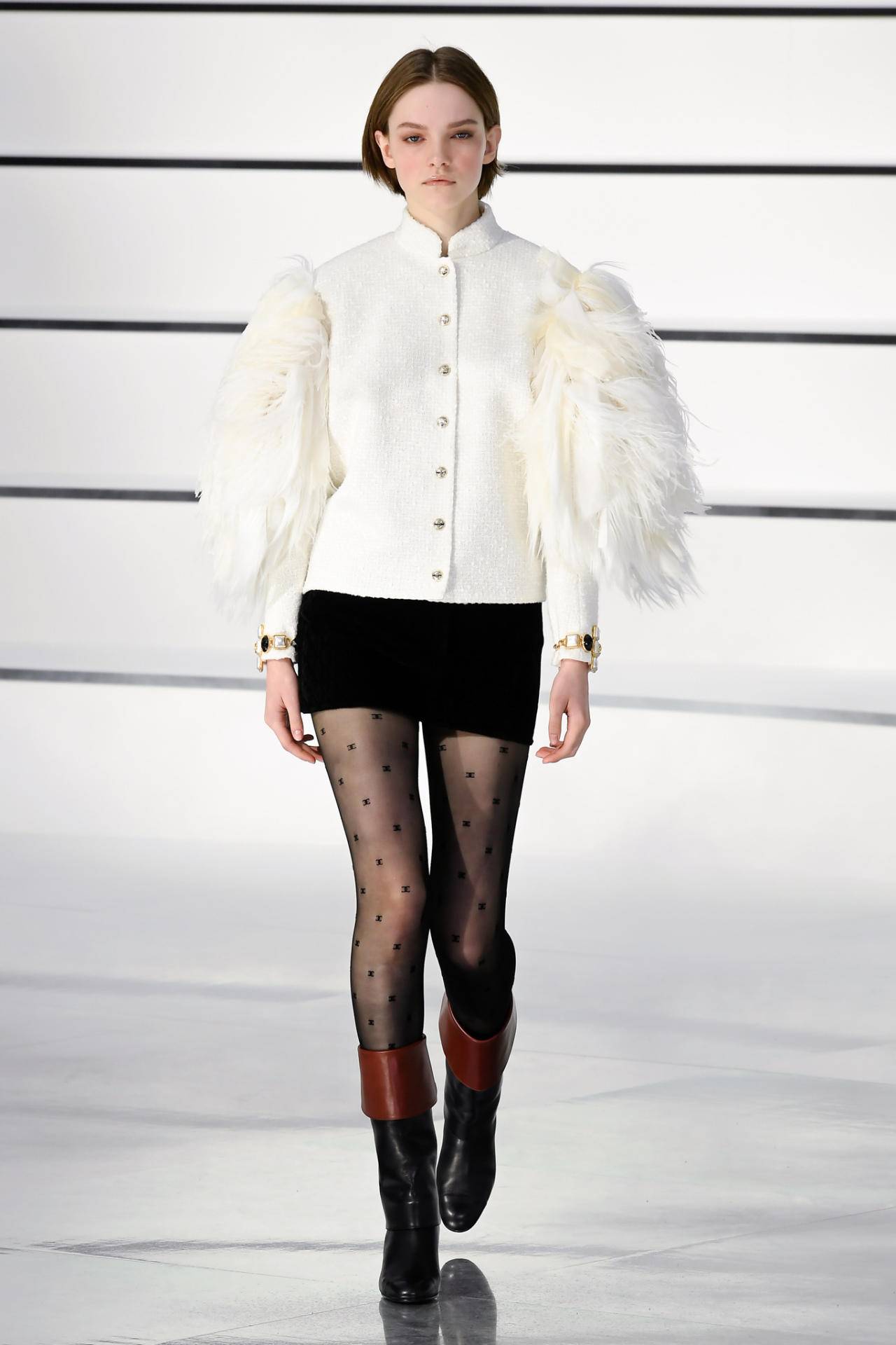 chanel早春秀,chanel2021成衣展