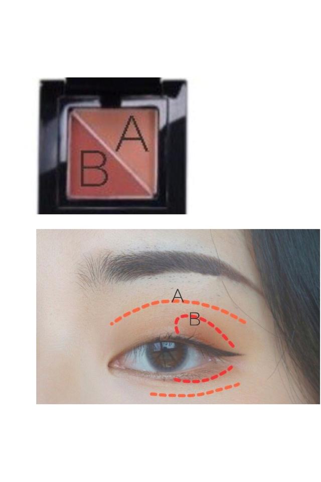 单眼皮化妆大地色系眼妆详细图解,无眼妆单眼皮高级感妆容教程