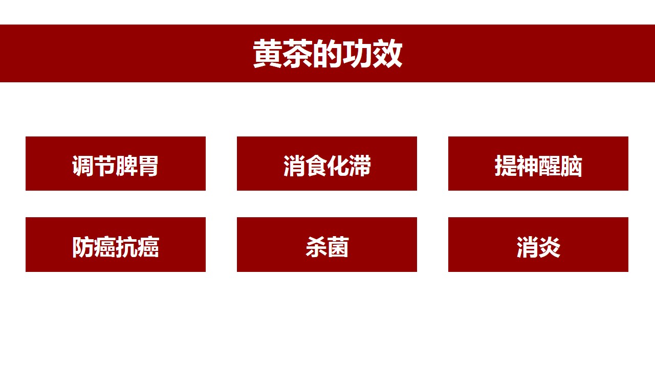六大茶类功效一览表,中国六大茶类代表名茶以及功效