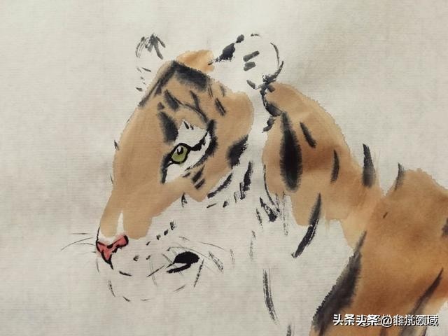 国画老虎画法步骤图,国画老虎画法步骤图解