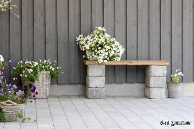 仿古院子水泥砖效果图大全,水泥砖的庭院太惊艳了