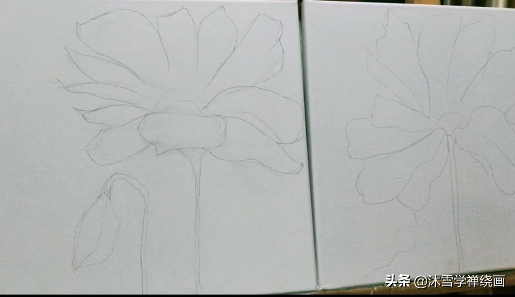 丙烯画40x50cm简单装饰画,100幅适合新手的丙烯画装饰画