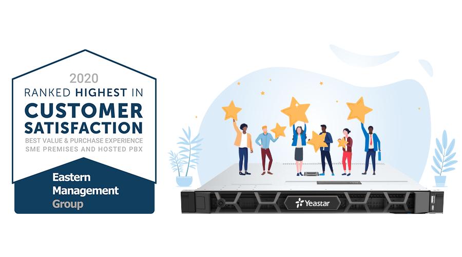 朗视,Yeastar跻身全球产品客户满意度TOP10