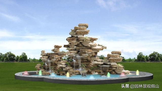 武汉室内假山鱼池庭院景观,陕西假山庭院景观设计制作