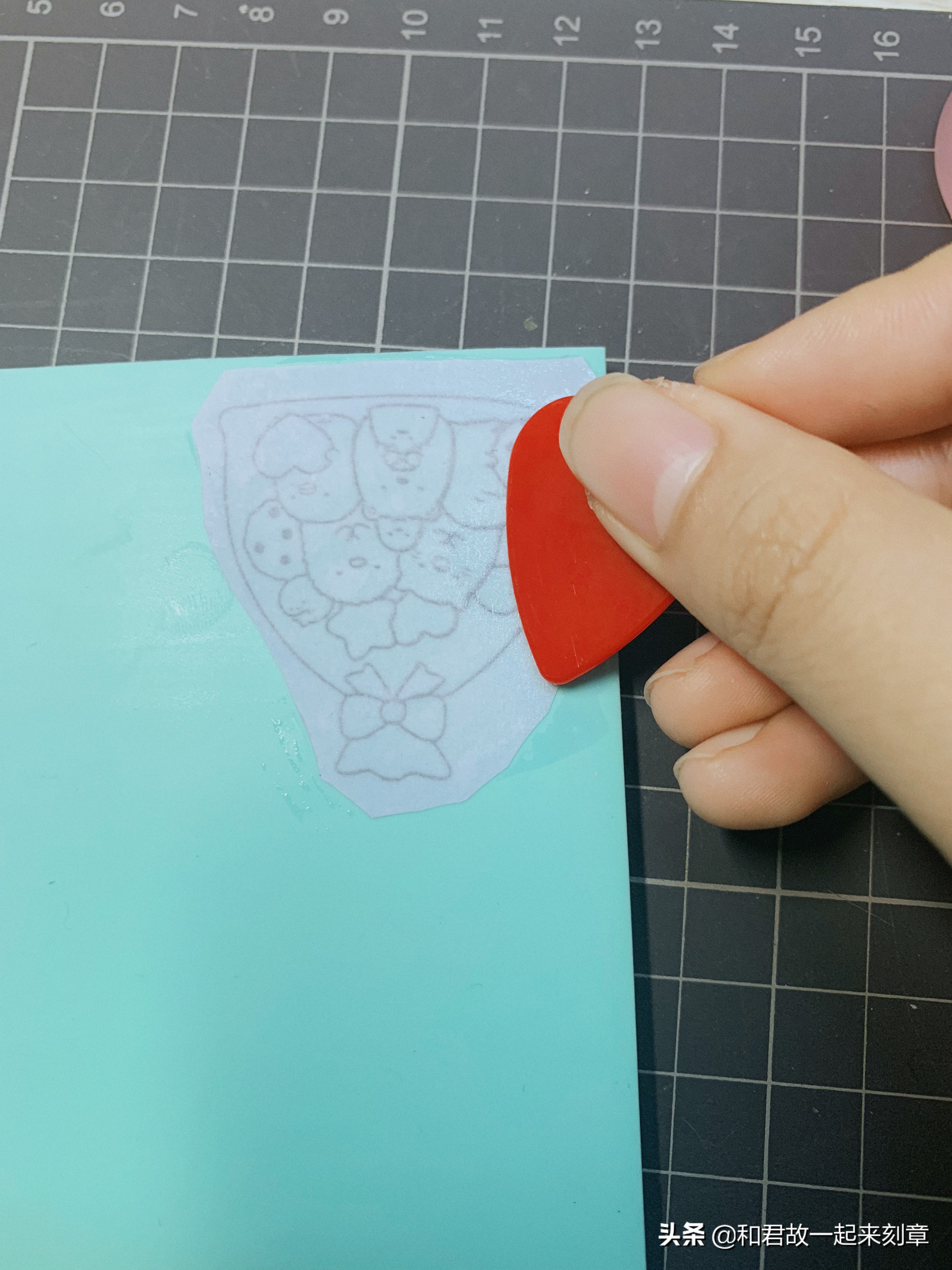 最简单的橡皮章手工,制作橡皮章教程视频