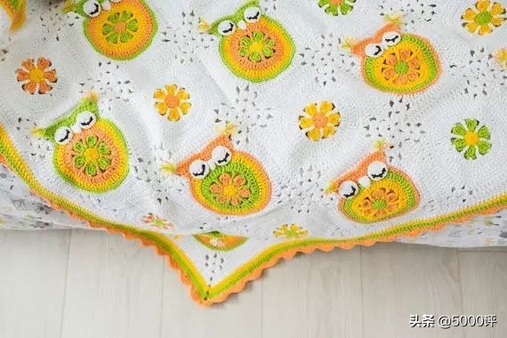 编织宝宝毯教程,编织漂亮婴儿卡通毯子