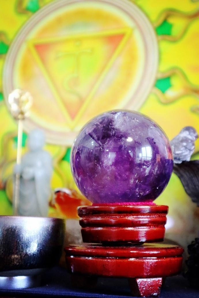 怎么辨别紫晶球,紫晶珠子怎样选