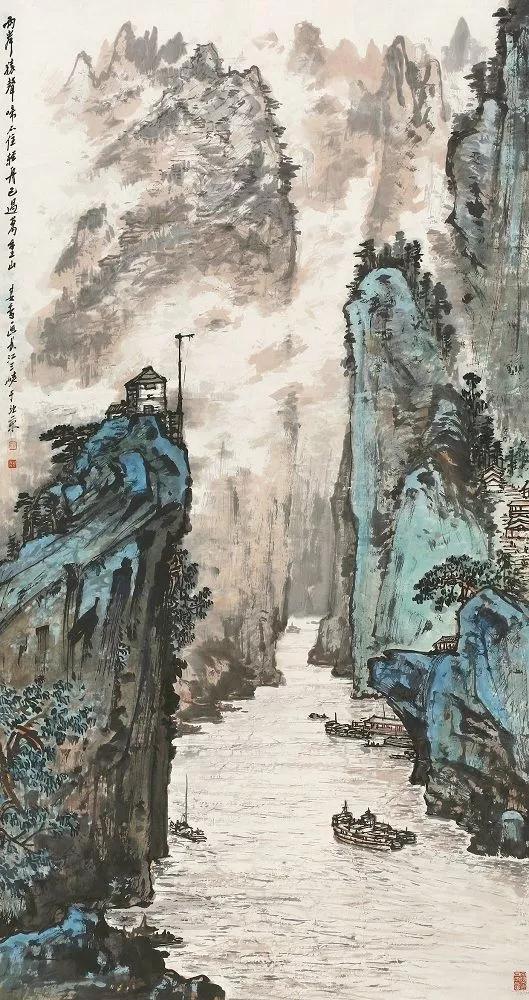 水墨画夜景欣赏,画夜景最好的中国画