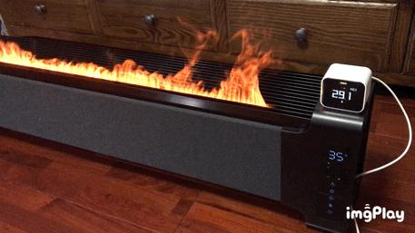 冬天室内取暖神器艾美特,冬日篝火艾美特取暖器