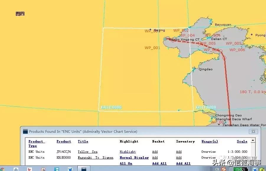 国内航行船舶如何选纸质海图,enc海图