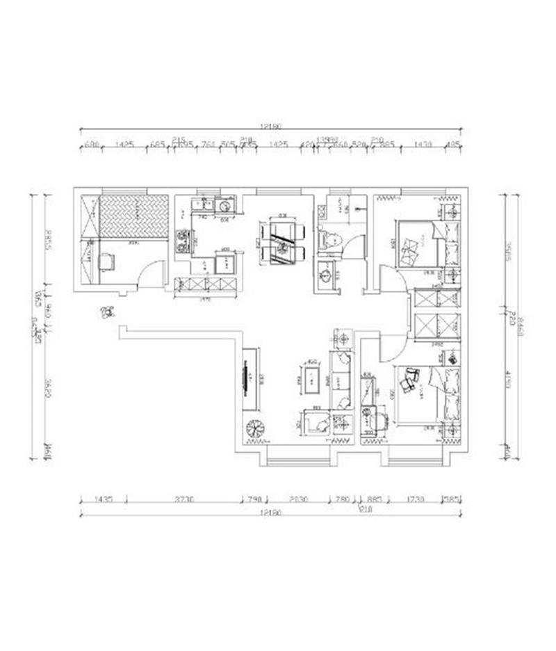 力天装饰公司怎么样？120㎡毛坯房整体装修简美风