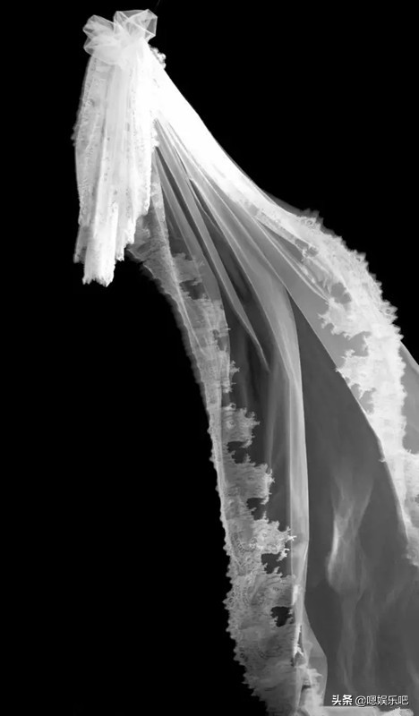 谢娜婚纱礼服,谢娜蓝色婚纱