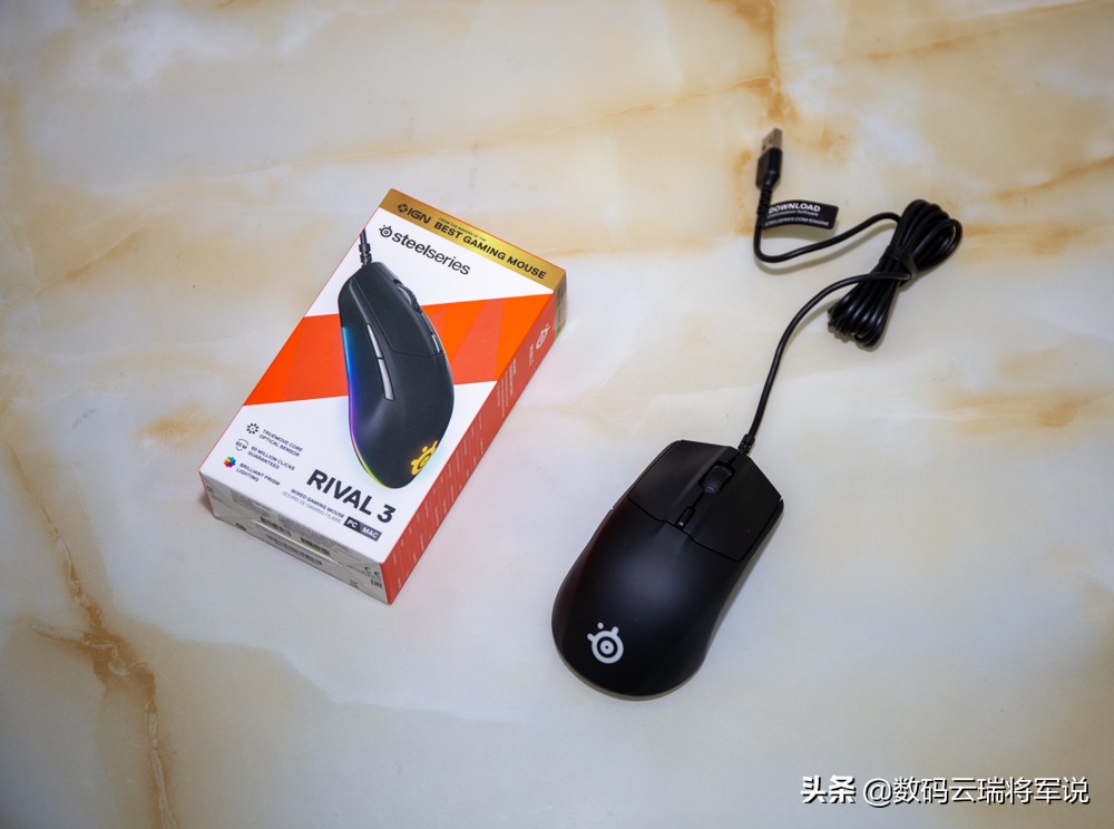 赛睿rival3wiel无线鼠标,游戏鼠标推荐csgo赛睿