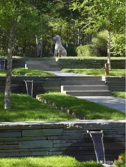 百款石材景观墙设计,挡土墙设计方案