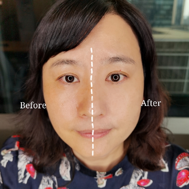 沁水粉底液哪个色号适合干皮,沁水粉底液试妆