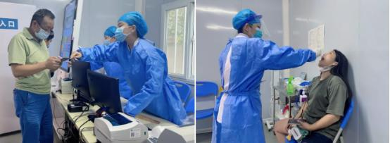 宝鸡高新医院:11位国庆宝宝扎推宝高医,坚守第一线