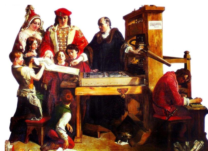 中国的印刷术用于传播古老的观念,中国印刷术对西方印刷的影响