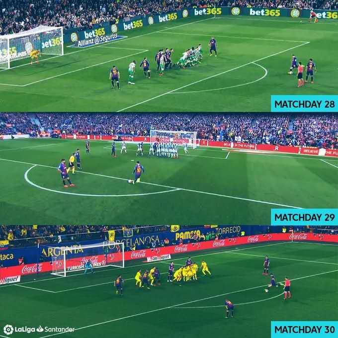 梅西无解式任意球,梅西任意球利物浦任意球