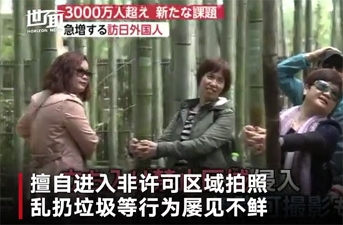 日本政府庆祝访日游客,日本游客达到100万