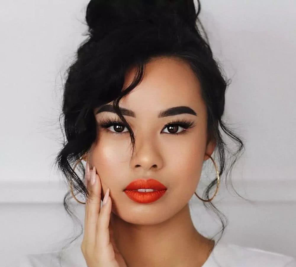 娜扎同款丸子头可爱俏皮女友感,娜扎热巴同款双丸子头