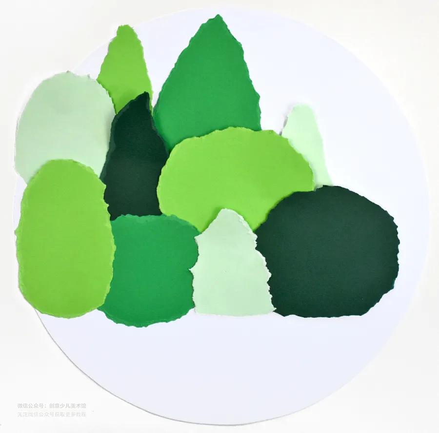 马克笔青山绿水儿童画简单又漂亮,铅笔画教程风景儿童画