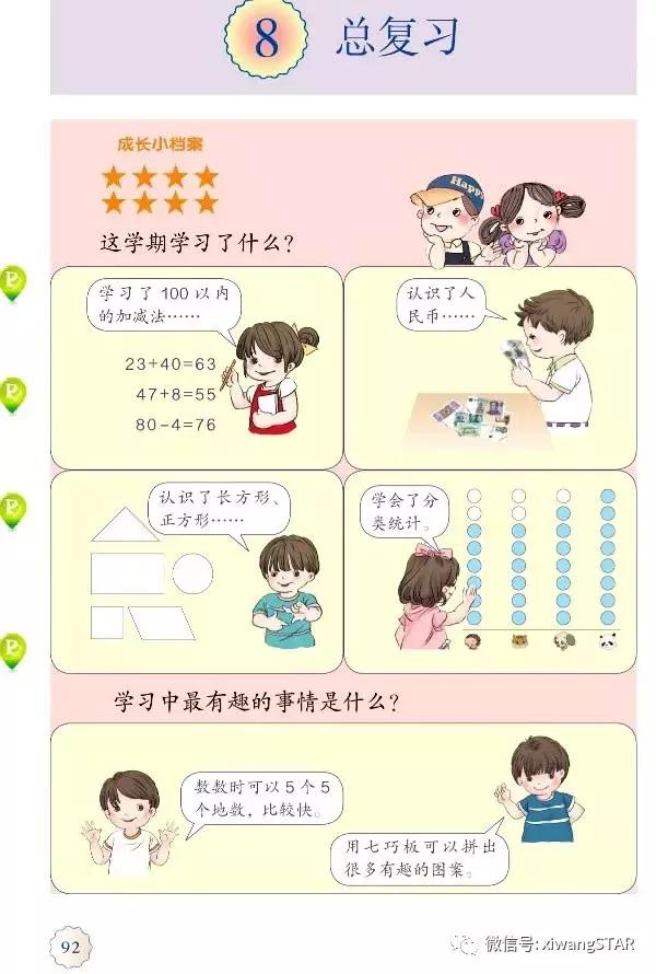 人教版一年级数学下册课本免费,人教版一年级数学下册期中测试卷